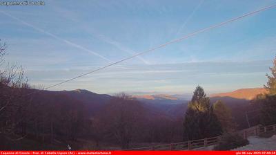 immagine della webcam nei dintorni di Caldirola: webcam Carrega Ligure