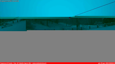 immagine della webcam nei dintorni di Rovegno: webcam Carrega Ligure