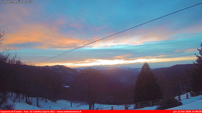 immagine della webcam nei dintorni di Bobbio: webcam Carrega Ligure