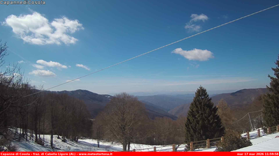 immagine della webcam nei dintorni di Rovegno: webcam Carrega Ligure