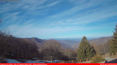 immagine della webcam nei dintorni di Bobbio: webcam Carrega Ligure