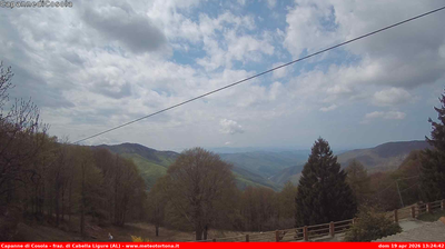 immagine della webcam nei dintorni di Brignano-Frascata: webcam Carrega Ligure