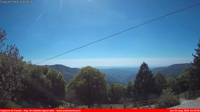 immagine della webcam nei dintorni di Caldirola: webcam Carrega Ligure