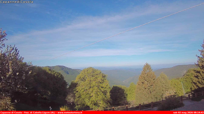 immagine della webcam nei dintorni di Brallo di Pregola: webcam Carrega Ligure