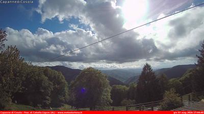immagine della webcam nei dintorni di Carrosio: webcam Carrega Ligure
