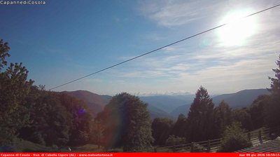immagine della webcam nei dintorni di Busalla: webcam Carrega Ligure
