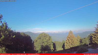immagine della webcam nei dintorni di Santo Stefano d'Aveto: webcam Carrega Ligure