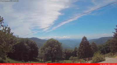 immagine della webcam nei dintorni di Ferriere: webcam Carrega Ligure