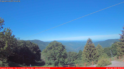 immagine della webcam nei dintorni di Bobbio: webcam Carrega Ligure