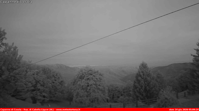 immagine della webcam nei dintorni di Cantalupo Ligure: webcam Carrega Ligure