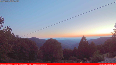 immagine della webcam nei dintorni di Casella: webcam Carrega Ligure