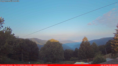 immagine della webcam nei dintorni di Bobbio: webcam Carrega Ligure