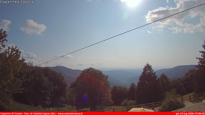 immagine della webcam nei dintorni di Passo del Penice: webcam Carrega Ligure