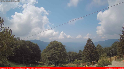 immagine della webcam nei dintorni di Menconico: webcam Carrega Ligure