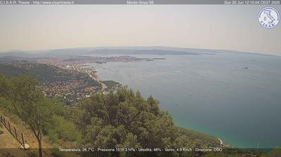 immagine della webcam nei dintorni di Monfalcone: webcam San Dorligo della Valle