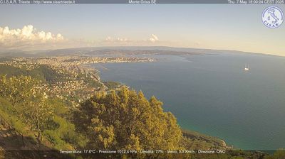 immagine della webcam nei dintorni di Sistiana: webcam San Dorligo della Valle