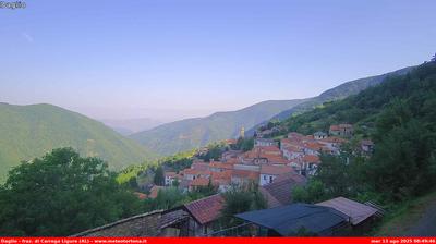 immagine della webcam nei dintorni di Montacuto: webcam Carrega Ligure