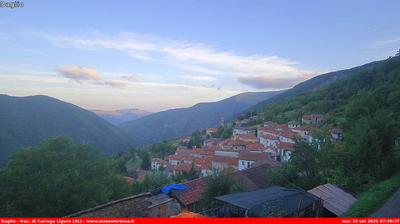 immagine della webcam nei dintorni di Menconico: webcam Carrega Ligure