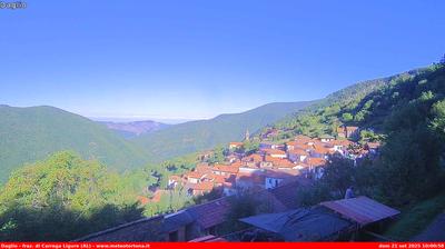 immagine della webcam nei dintorni di Favale di Malvaro: webcam Carrega Ligure