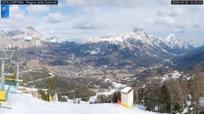 immagine della webcam nei dintorni di Cortina d'Ampezzo: webcam Pocol