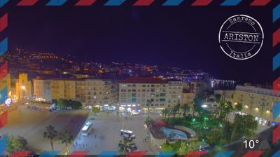 immagine della webcam nei dintorni di Castel Vittorio: webcam Sanremo