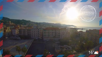 immagine della webcam nei dintorni di Castel Vittorio: webcam Sanremo