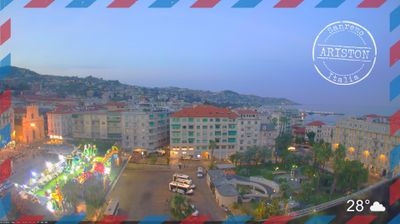 immagine della webcam nei dintorni di Cipressa: webcam Sanremo