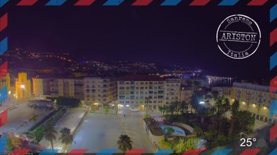 immagine della webcam nei dintorni di Castel Vittorio: webcam Sanremo