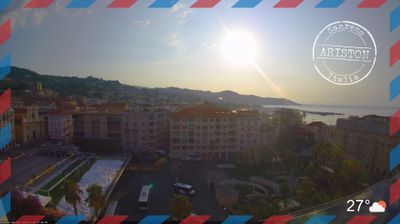 immagine della webcam nei dintorni di Castel Vittorio: webcam Sanremo