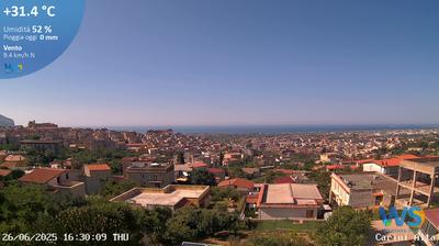 immagine della webcam nei dintorni di Palermo: webcam Carini