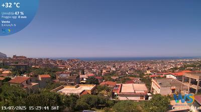 immagine della webcam nei dintorni di Bagheria: webcam Carini