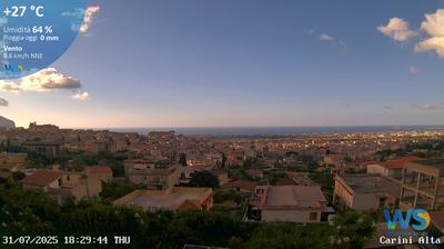 immagine della webcam nei dintorni di Isola delle Femmine: webcam Carini