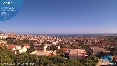 immagine della webcam nei dintorni di Bagheria: webcam Carini