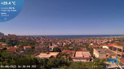 immagine della webcam nei dintorni di Sferracavallo: webcam Carini