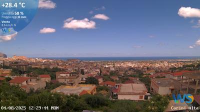 immagine della webcam nei dintorni di Capaci: webcam Carini