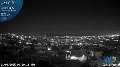 immagine della webcam nei dintorni di Marineo: webcam Carini
