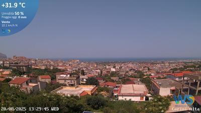 immagine della webcam nei dintorni di Palermo: webcam Carini