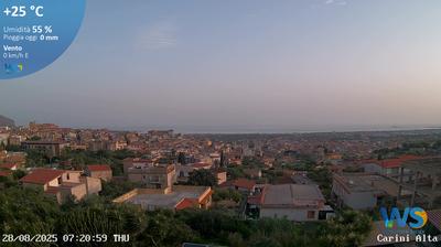immagine della webcam nei dintorni di Palermo Boccadifalco: webcam Carini