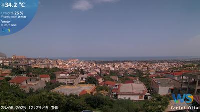 immagine della webcam nei dintorni di Palermo Boccadifalco: webcam Carini