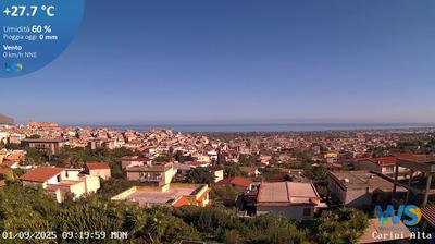 immagine della webcam nei dintorni di Palermo: webcam Carini