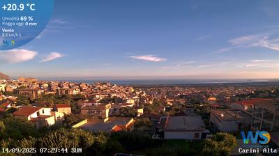 immagine della webcam nei dintorni di Palermo Boccadifalco: webcam Carini