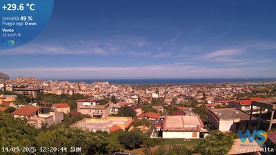 immagine della webcam nei dintorni di Isola delle Femmine: webcam Carini