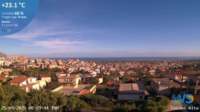 immagine della webcam nei dintorni di Marineo: webcam Carini