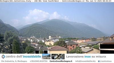 immagine della webcam nei dintorni di Chiesa in Valmalenco: webcam Morbegno