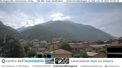 immagine della webcam nei dintorni di Menarola: webcam Morbegno