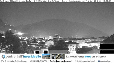 immagine della webcam nei dintorni di San Simone Baita del Camoscio: webcam Morbegno