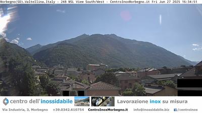 immagine della webcam nei dintorni di Mezzoldo: webcam Morbegno