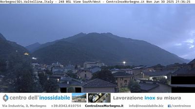 immagine della webcam nei dintorni di Chiareggio: webcam Morbegno