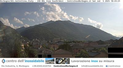 immagine della webcam nei dintorni di Rifugio Falc: webcam Morbegno