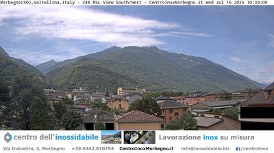 immagine della webcam nei dintorni di San Giacomo Filippo: webcam Morbegno